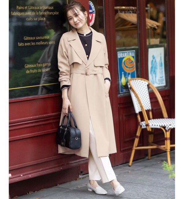 ANY SIS「CICA加工 ニット ジャケット」|カーディガン|