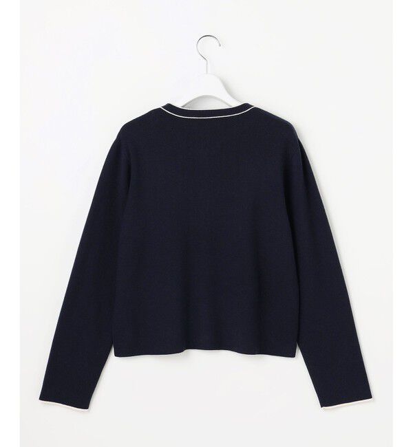 ANY SIS「CICA加工 ニット ジャケット」|カーディガン|