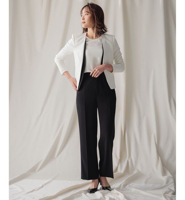 BEIGE,「CINDY / ダブルカラージャケット」|ノーカラージャケット|