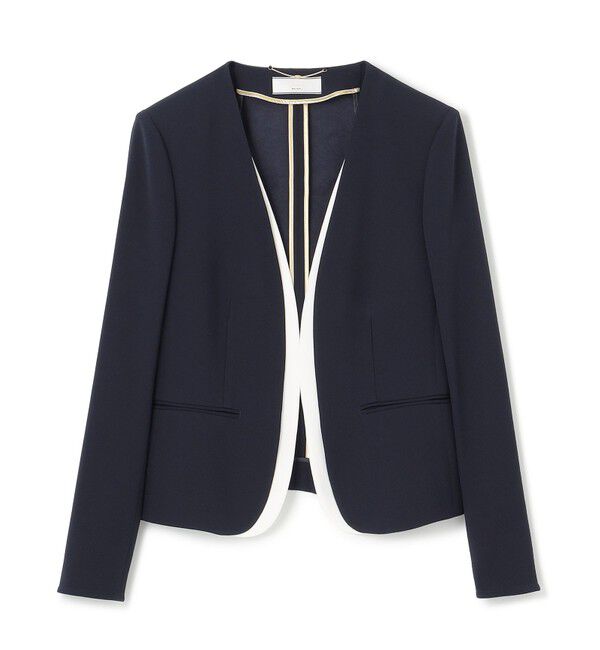 BEIGE,「CINDY / ダブルカラージャケット」|ノーカラージャケット|