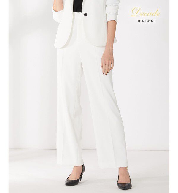 BEIGE,「LUIZA / ワイドパンツ」|その他|White