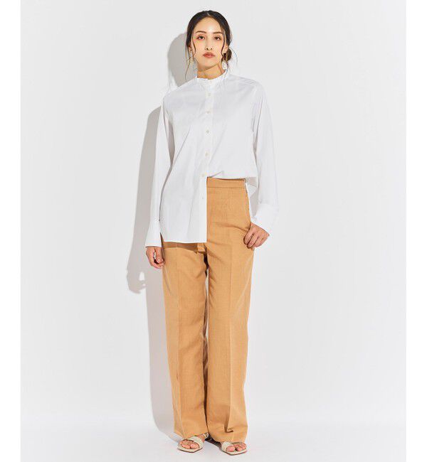 BEIGE,「ALBERT / バンドカラーシャツ」|シャツ・ブラウス|