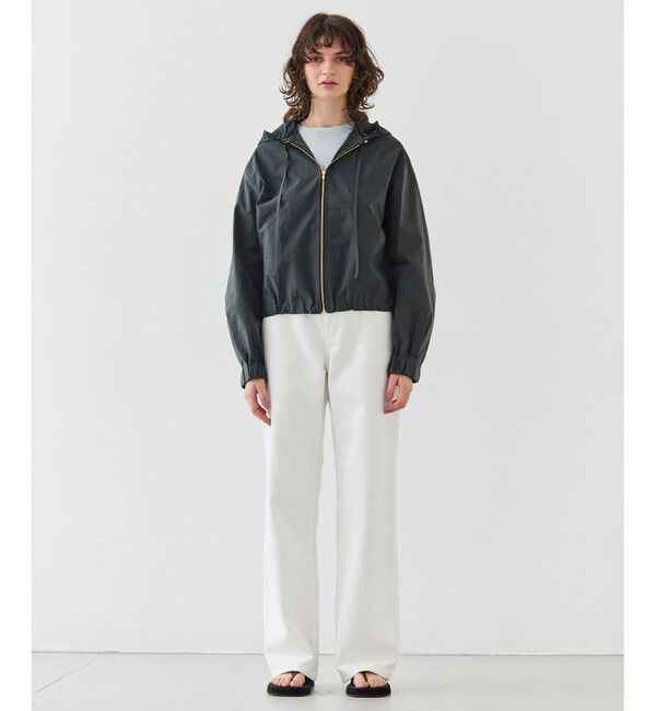 BEIGE,「【洗える・Precious 4月号掲載】GAURA / シアーパーカーブルゾン」|ブルゾン・スタジャン|