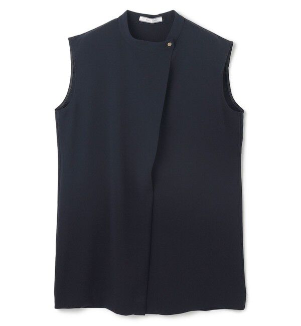 BEIGE,「【洗える】FLEUR / フロントボタンノースリーブブラウス」|シャツ・ブラウス|