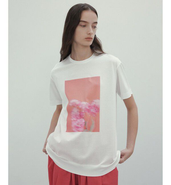 BEIGE,「【洗える・クロワッサン 掲載】PENTAS / オリジナルフォトプリントＴシャツ」|Tシャツ・カットソー|Turkish bellflower