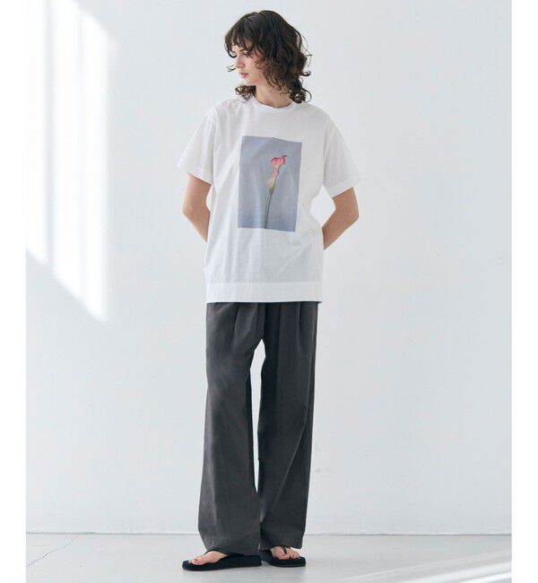 BEIGE,「【洗える・クロワッサン 掲載】PENTAS / オリジナルフォトプリントＴシャツ」|Tシャツ・カットソー|