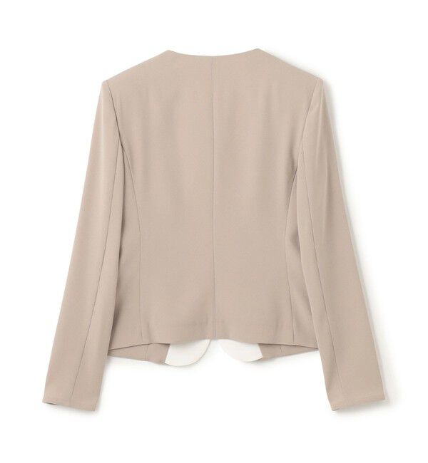 BEIGE,「【洗える・L-size】CINDY / ダブルカラージャケット」|ノーカラージャケット|