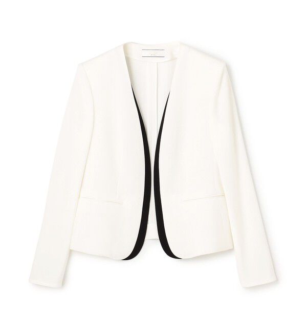 BEIGE,「【セットアップ対応】CINDY / ダブルカラージャケット」|ノーカラージャケット|