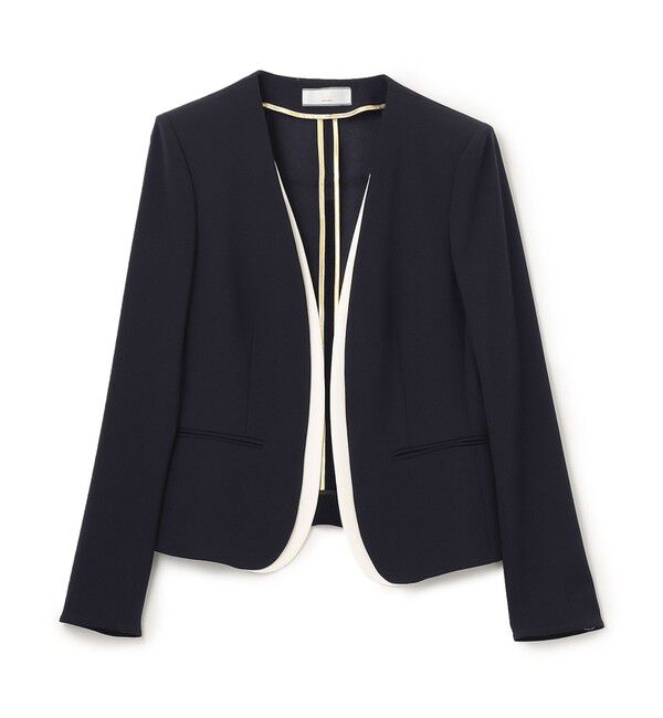 BEIGE,「【セットアップ対応】CINDY / ダブルカラージャケット」|ノーカラージャケット|