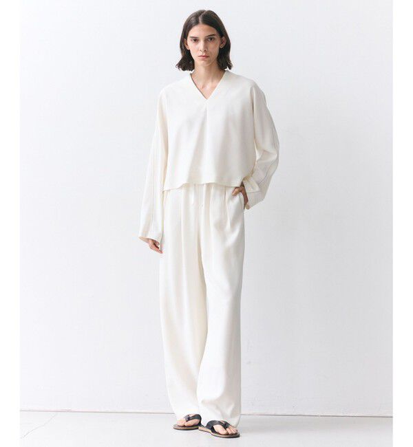 BEIGE,「RUE / ドライタッチイージーセミワイドパンツ」|その他|