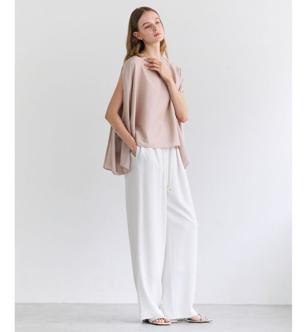 BEIGE,「RUE / ドライタッチイージーセミワイドパンツ」|その他|