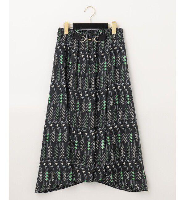 Grace Class「チドリプリントフレアスカート」|スカート|