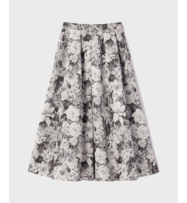 GRACE CONTINENTAL「アンティークフラワータックスカート」|スカート|