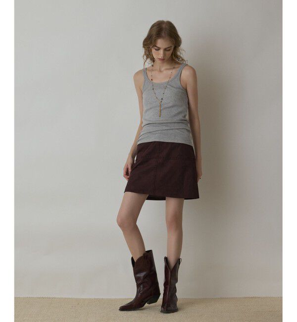 GRACE CONTINENTAL「パッチワークミニスカート」|スカート|