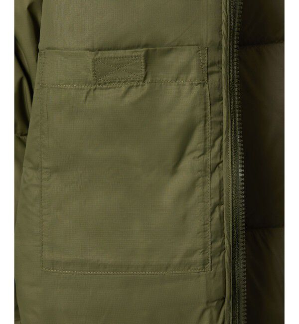 LACOSTE「撥水 バックステッチ スタンドカラー フーデッドダウンジャケット」|ダウン|