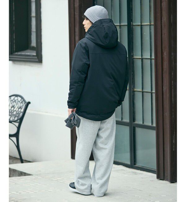 LACOSTE「RDS認証ダウン 耐水透湿メンブレン バルーンシルエット ボリューム ピケダウンジャケット / フーディ」|ダウン|