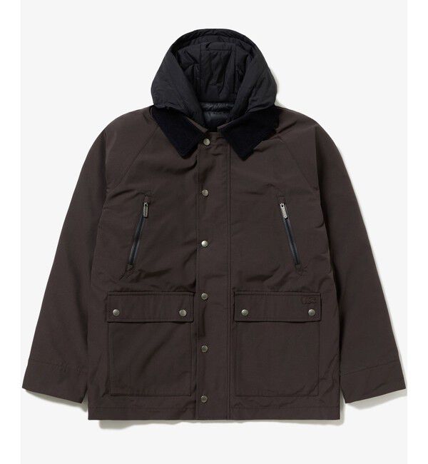 LACOSTE「3WAY 中綿ダウン ハンティングコート」|ダウン|ダークブラウン