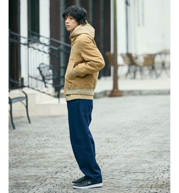 LACOSTE「パデッドモールスキンジャケット / 中綿ブルゾン」|ブルゾン・スタジャン|