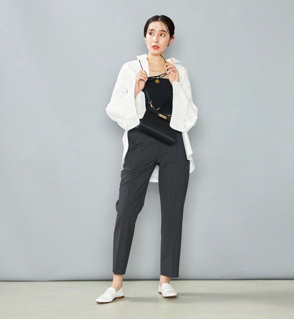 NOLLEY'S「NMPウールトロテーパードパンツ」|チノ|