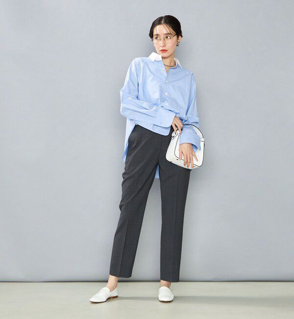 NOLLEY'S「NMPウールトロテーパードパンツ」|チノ|