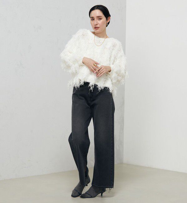 Laraaji「カットジャガードプルオーバーニット」|ニット・セーター|