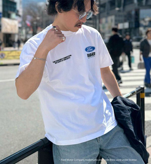NOLLEY'S goodman「【GOOD ROCK SPEED】別注 Ford / フォード プリントTシャツ 25SS」|Tシャツ・カットソー|ホワイト