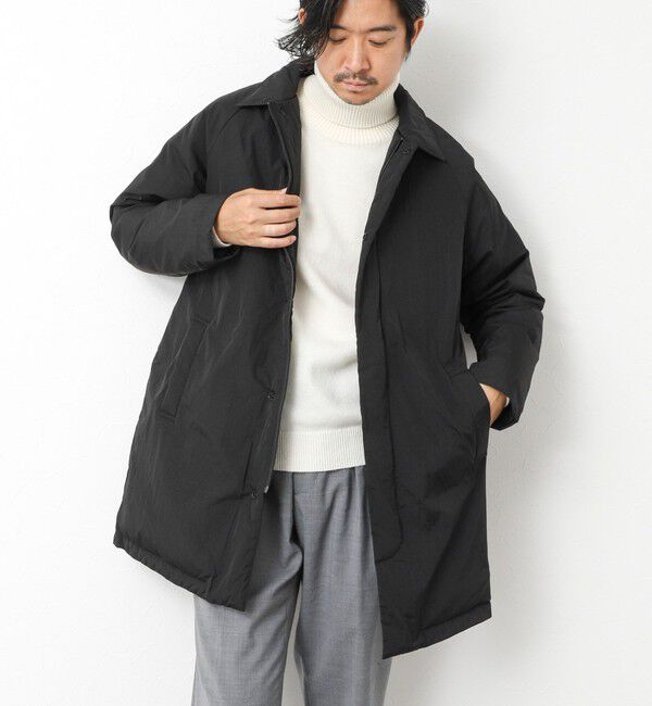 NOLLEY'S goodman「【TAION/タイオン】別注ダウンステンカラーコート 25AW」|ダウン|ブラック
