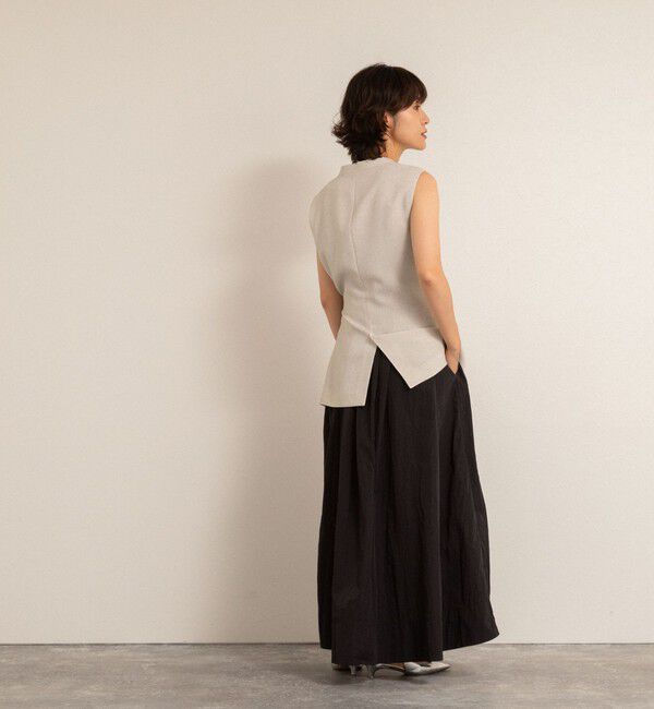 MAQWEL「【追加】【MAQWEL/マクウェル】ソフトタフタワンピース」|ワンピース|