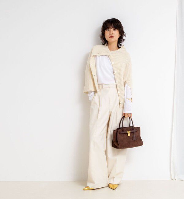 NOLLEY'S「《手洗い可能》2WAYニットポンチョ」|ニット・セーター|