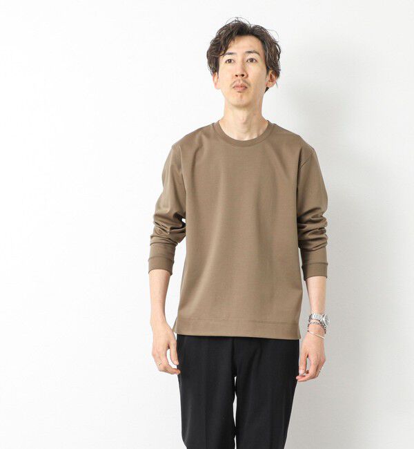 NOLLEY'S goodman「《ビジカジ対応》超長綿ハイゲージシルケット ポンチドレスCN ロンT 25AW」|Tシャツ・カットソー|