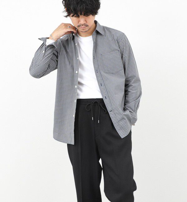 NOLLEY'S goodman「ダブルワッシャー タイプライター レギュラーカラーシャツ 25AW」|シャツ・ブラウス|