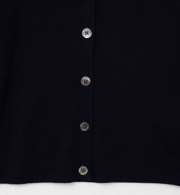 NOLLEY'S「《手洗い可能》16GマレーリブVネックカーディガン」|カーディガン|