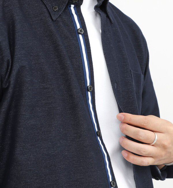 NOLLEY'S goodman「起毛ジャージ テープBD 25AW」|シャツ・ブラウス|