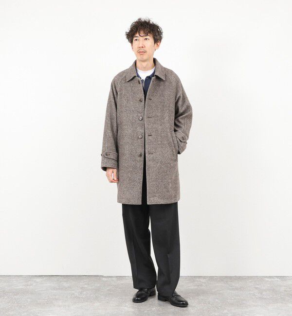 NOLLEY'S goodman「《ビジカジ対応》尾州ビーバーステンカラーコート 25AW」|ステンカラーコート|