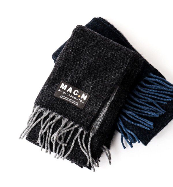 NOLLEY'S goodman「【MAC.N/マックエヌ】Lambswool Dual Scarf 25」|ストール|