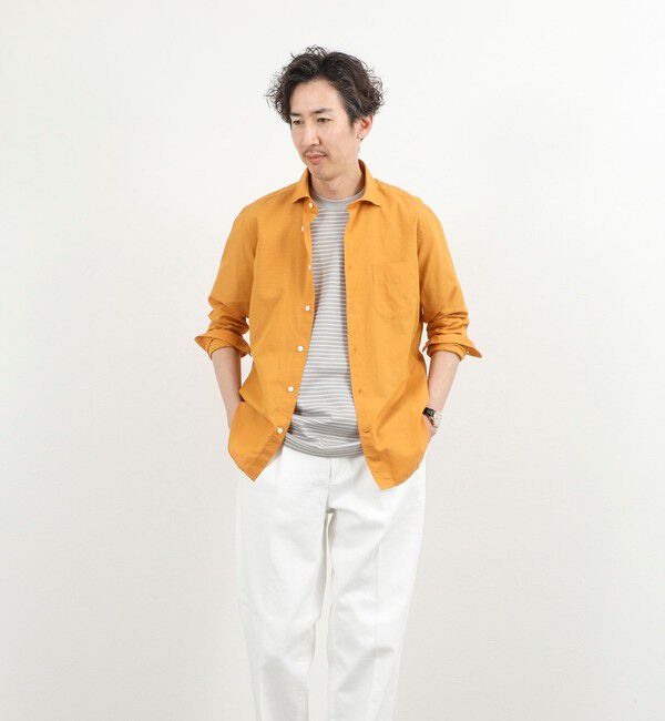 NOLLEY'S goodman「《ビジカジ対応》カッタウェイシャツ 26SS」|シャツ・ブラウス|