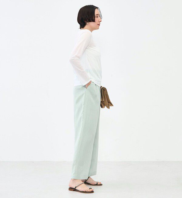 NOLLEY'S「ウォッシャブル綿ナイロンシアーロンＴ」|Tシャツ・カットソー|