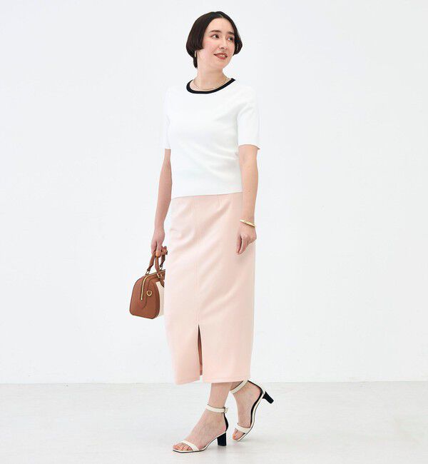 NOLLEY'S sophi「《セットアップ対応》ウォッシャブルライトダンボール2WAYタイトスカート」|タイト|