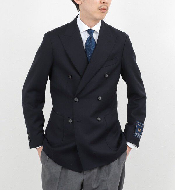 NOLLEY'S goodman「《ビジカジ対応》MARTIN ホップサックダブルJK 26SS」|テーラードジャケット|