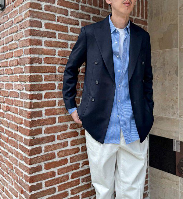 NOLLEY'S goodman「《ビジカジ対応》MARTIN ホップサックダブルJK 26SS」|テーラードジャケット|