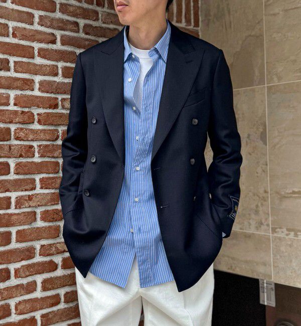 NOLLEY'S goodman「《ビジカジ対応》MARTIN ホップサックダブルJK 26SS」|テーラードジャケット|
