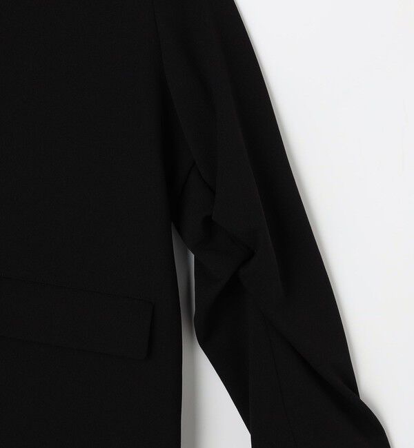 Rie Miller「ウォッシャブルノーカラージャケットジョーゼットダンボール」|ノーカラージャケット|