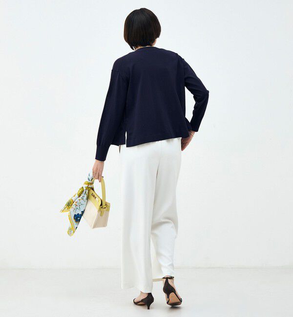 NOLLEY'S「【一部WEB限定カラー】《手洗い可能》エアリータッチゆったりVネックカーディガン」|カーディガン|