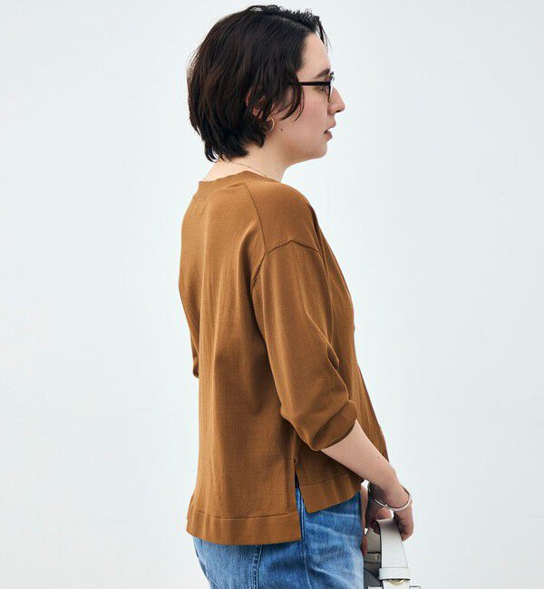 NOLLEY'S「【一部WEB限定カラー】《手洗い可能》エアリータッチゆったりVネックカーディガン」|カーディガン|