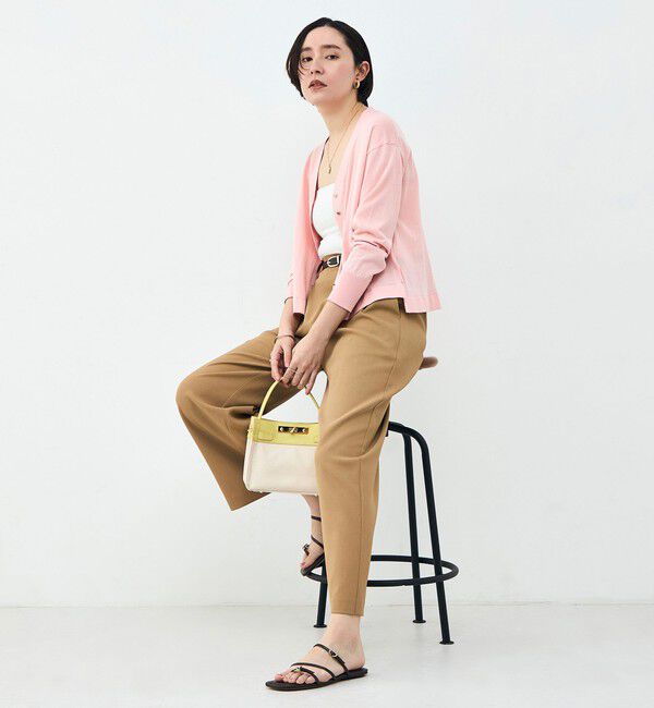 NOLLEY'S「【一部WEB限定カラー】《手洗い可能》エアリータッチゆったりVネックカーディガン」|カーディガン|