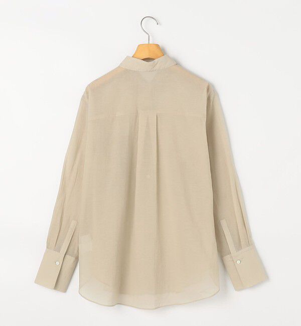 NOLLEY'S sophi「ウォッシャブルシアーオーガンジー2WAYシャツ」|シャツ・ブラウス|