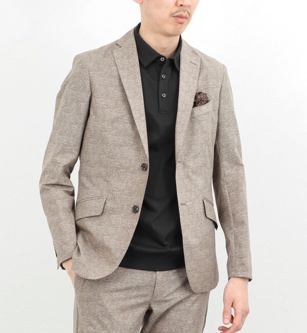 NOLLEY'S goodman「《ビジカジ/セットアップ対応》COOLDOTS JK/クールドッツ テーラードジャケット 26SS」|テーラードジャケット|ベージュ