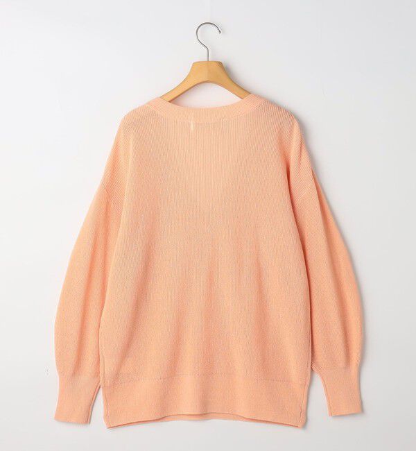 NOLLEY'S sophi「《手洗い可能》ペーパー混深V片畦プルオーバー」|ニット・セーター|