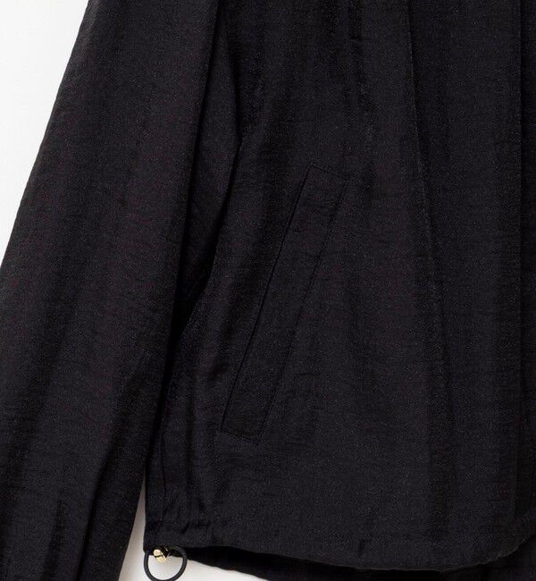 NOLLEY'S「ウォッシャブルシアージップアップブルゾン」|ブルゾン・スタジャン|