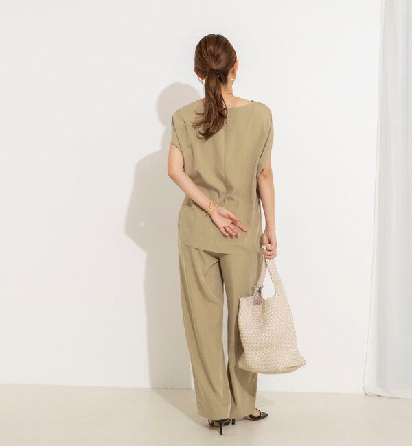 NOLLEY'S「【WEB＆一部店舗限定】ウォッシャブルサンドウォッシュイージーワイドパンツ」|その他|